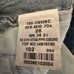 RE/DONE REDONE 90’s-Mid 70’s Cropped High Rise Women's Blue Denim Jeans Size 26 Photo 13