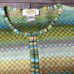 Talbots  Multicolor Striped Cardigan Photo 3