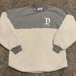 Disneyland Resort Sherpa Fleece Spirit Jersey Gray White Size XS Photo 0