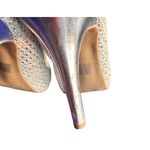 Lauren Lorraine Size 10 Elegant Pumps Glitter Lace Peep Photo 5