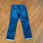 Tricot C'est Toi Distressed Ankle Cuff Jeans Size 9/28 Blue Photo 5