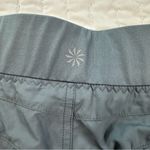 Athleta  Go To Distance Shorts Grey Elastic Waist Zip Back Pocket Stretch Photo 10