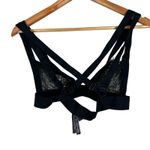 Victoria's Secret Victoria’s Secret Bralette Womens S Black Sexy Lace Strappy Sheer Dark Feminine Photo 2