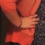 Mossimo Supply Co Orange . Cardigan Photo 3