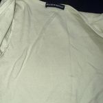 Brandi Melville Green Minimalist Full Button Cotton Crop Short Sleeve Top 0 Photo 3