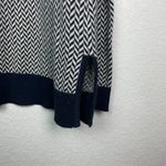 Verve Ami  Navy & Cream Chevron Knit Cardigan Size S Photo 5