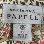 Adrianna Papell Adrianna Papel Vintage 100% Silk Paisley Wrap Dress Size 8 Feminine Old Money Photo 2