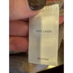 J.Jill  Love Linen Dress Women Small Brown Linen Button Front Short Sleeve Mini Photo 8