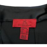 JS Collections JS Collection Womens Black Trumpet Skirt Sz 12 Back Zipper Satin Party Cocktail Photo 6