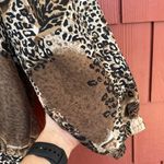 FUDA INTERNATIONAL Vintage Animal Print Tiger Silk Bomber Jacket Size Medium Black Photo 4