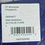 Free People Intimately Nina Bandeau Bra Large Strapless Blue Flame Strapless New Photo 4