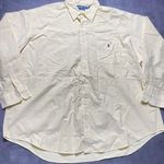 Ralph Lauren Polo  Button-Front Yellow Shirt XXL Big Tall‎ F-113 Photo 0