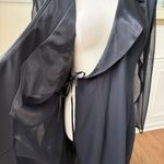 Vintage 80s Patra Tuxedo Blazer Wrap Dress Black 8 Photo 5