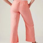 Athleta Retreat Linen High Rise Wide Leg Pant 14 Petite Photo 5
