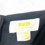 Anthropologie  Maeve Magdalena Jumpsuit Size 12 Black Sleeveless Classic Photo 4