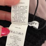 Rebecca Minkoff NWT Traveling Rib black minimalist knit scarf, size 76x10” boho Photo 2