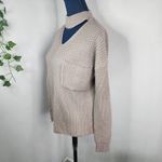 Sweet & Sinful Comfy Distressed Cut out Sweater Photo 4