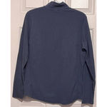 Lands’ End Men's‎ Gray Pullover 3/4 Quarter Zip Long Sleeve Size M Size M Photo 1