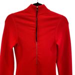 Nike  Every Stitch Considered Red Wool Bodysuit Romper Made In Italy Photo 6