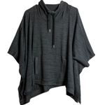 Athleta  Blissful Poncho Charcoal Size Medium Photo 2