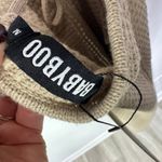 Babyboo NEW Nadine Crochet Maxi Dress Size Medium Beige Khaki Tan Photo 8