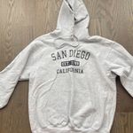 San Diego California Hoodie Gray Size L Photo 0
