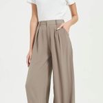 Long Palazzo Work Pants Brown Size XS Photo 4