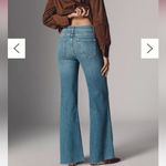 Anthropologie New  Anthro Pilcro The Robbie High Rise Flared Fray Jeans 26 Photo 1