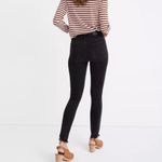 Madewell Berkeley Black 10" High-Rise Skinny Jeans Button-Through Edition Photo 1