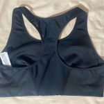 Nike Dri-Fit Sports Bra Black White Logo Photo 1