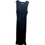 J.Crew High Neck Slip Dress in Luster Crepe Black Size 16 Minimalist LBD Glam Photo 1