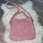 B. Makowsky Alexis Pink Fringe Leather Shoulder Crossbody Bag Photo 4