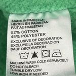 GREEN CROPPED NEW YORK HOODIE OVERSIZED WOMEN SZ‎ 8 BY RELAXX NEW Photo 4