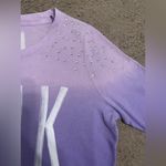 PINK - Victoria's Secret PINK Victoria’s Secret Long Sleeve Crew Neck Shirt Ombre with Rhinestones Photo 7
