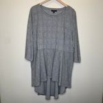 Lane Bryant houndstooth knit sweater hi low dress 22/24 Photo 1