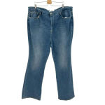 Good American x Zara Classic Bootcut Jeans Medium Wash Plus Size 30 Photo 1