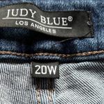 Judy Blue  Distressed Dark Wash Denim Jeans -‎ Ripped Knee & Thigh 20W Casual Photo 9