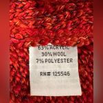 Habitat Habit’s Clothes To Live In Bright Orange Red Chunky Knit Oversized Cardigan Sz S Photo 8