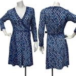 BCBGMAXAZRIA  Wrap Small Traingular Shape Print Knee Length Dress Photo 2