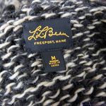 L.L. Bean women's wool blend black and beige cowl neck sweater, M Size M Photo 14