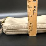 Fossil Karli Taupe Light Gray Cow Hide Leather Crossbody Bag Photo 12