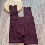Athleta ‎ aura split pant in powervita antique burgundy Photo 9