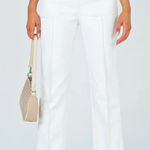 Princess Polly NEW  Encore Pants White Faux Leather Women’s 2 Photo 0