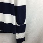 Lilly Pulitzer Blue & White Striped Long Sleeve Cotton Nautical Sweater XS Photo 4
