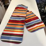 Lands' End  Multi Colored Rainbow Striped Scarf Unisex Photo 3