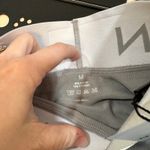 NVGTN  Womens Leggings Medium NWT Gray Compression Seamless Athletic Crop Photo 1