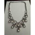 Vintage Havana Vintage Y2K Womens Tiered Teardrop Rhinestone Chain Statement Princess Necklace Photo 1