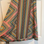 prAna  Ariel Toas Print Green Athletic Built In Bra Dress Photo 2