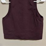 Athleta Aurora Purple Seamless Crop Rib Tank Longline Sports Bra Women’s Size XL Photo 6