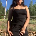 EXPRESS Black Rouched Dress Photo 1